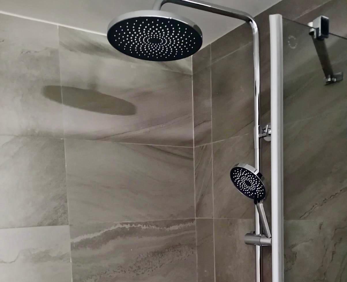Rain Shower Installation — Plumbing Works